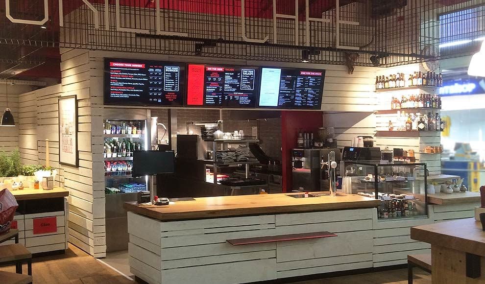 Projekt Kraft GmbH: Ladenbau Burger Bros, Wien Projekt Kraft GmbH: Ladenbau Burger Bros, Wien