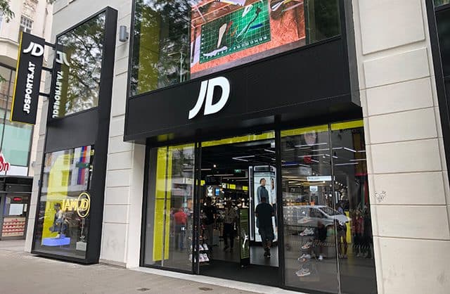 Projekt Kraft: Ladenbau JD Sports Filiale Wien Projekt Kraft: Ladenbau JD Sports Filiale Wien