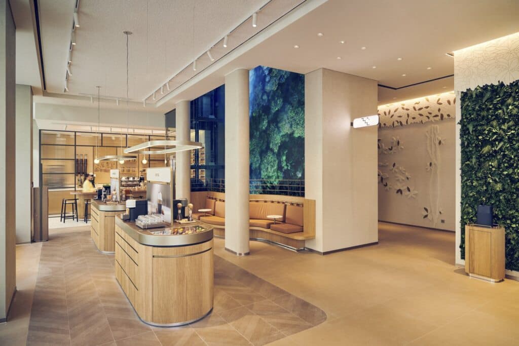 Nespresso Atelier - Eingangsbereich, © Jamie M. Smith Nespresso Atelier, © Jamie M. Smith