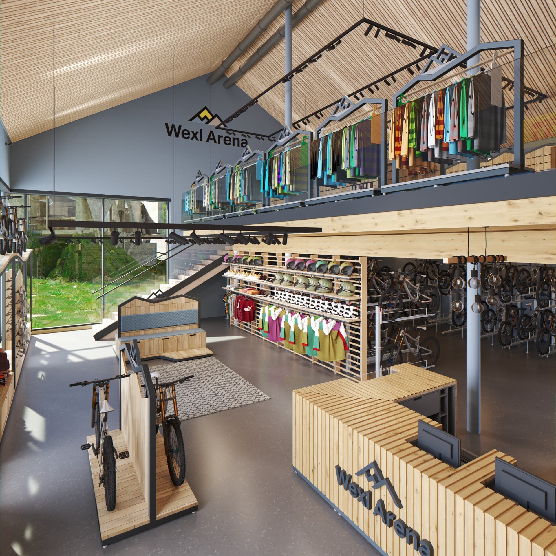 Projekt Kraft - Wexl Shop Rendering